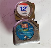 Two tape measures