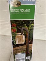 Hampton Bay LED pathway light, low voltage, oil
