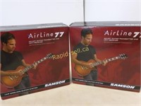 Duplicate Pair of Wireless Guitar Systems