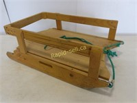 Wonderfully Crafted Sled with Metal Runners