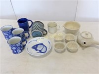 Japanese Tea Serving Set & Additional Ceramics