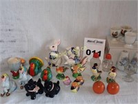 Collectible Salt & Pepper Shakers and Egg Cups