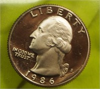 1986 Washington Quarter