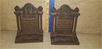 CAST IRON BRADLEY AND HUBBARD BOOKENDS