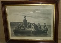 FRAMED VICTORIAN LITHOGRAPH