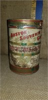 BOSTON SOUVENIR COFFEE PAPER LABEL CAN