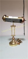 Brass desk lamp