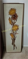Woven sunflower picture