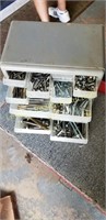 2 boxes of screw, nuts, bolts and washers