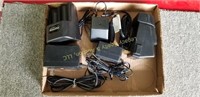 assorted power cords and chargers