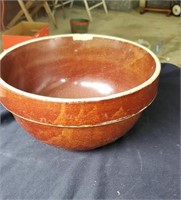 Stoneware mixing bowl approx 10
