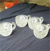 Set of 4 beautiful punch cups