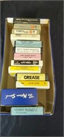 Group of 8 track tapes