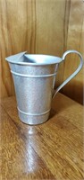 Hammered aluminum water pitcher appr9x 8