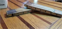 Pair of vintage rulers