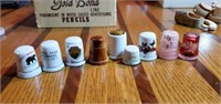 Little collection of thimbles