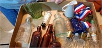 Grouping of miniature bottles