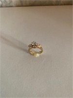 1 Ladies Yellow Diamond Solitaire Ring