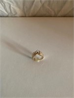 1 Ladies Yellow Gold Diamond Engagement Ring