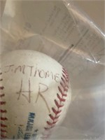 Autograph Baseball by Jim Thome