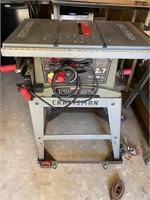 Craftsman Tablesaw on Portable Stand