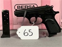 65. Bersa Thunder .380ACP, (2) Mags, Pink Case &
