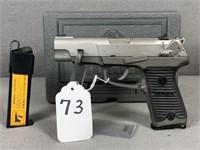 73. Ruger P89 9mm, (2) Mags, Speed Loader, LNIB