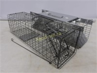 Pair of Live Animal Traps and a Blind