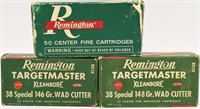 150 Rounds Of Remington .38 Special Ammunition