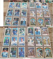36 OLD Topps baseball cards KANSAS CITY ROYALS
