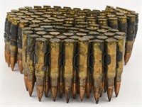 7.62x51mm Nato bullet Belt link with .308 ammo