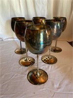 Set of 12 Silver Plated Goblets