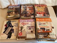 Asst Log Homes & Country Living Magazines
