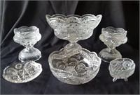 GLASS SERVING PIECES