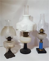 ANTIQUE OIL LAMPS 1