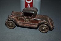 Antique Cast Iron Car W/ Tin Wheels