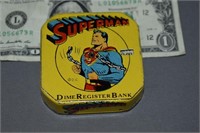 Dime Register Bank Superman