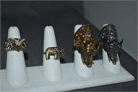 4 Unusual Animal Rings