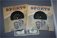 2 Greatest Moments in Sports 45 Records in Sleeves