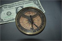 Very Nice Vintage Sundial Compass