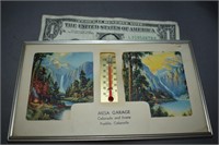 Advertising Thermometer Mesa Garage
