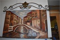 Venice Original Oil Hanging Painting 36"x23"