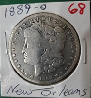 1889-0 New Orleans US Morgan silver dollar