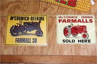 McCormick Dearing Farmall 30 and Farmall Metal
