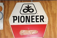 Pioneer Brand Fiber Board Corn Sign ( tape on one