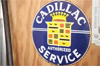 Cadillac Authorized  Service Porcelain