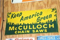 Keep America Green McCulloch Chain Saws Stout