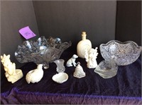 Miscellaneous china and glassware