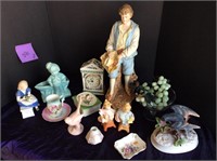 Ceramic figurines and more.