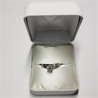 $3320 10K  Diamond(0.55ct) Diamond(0.13ct) Ring